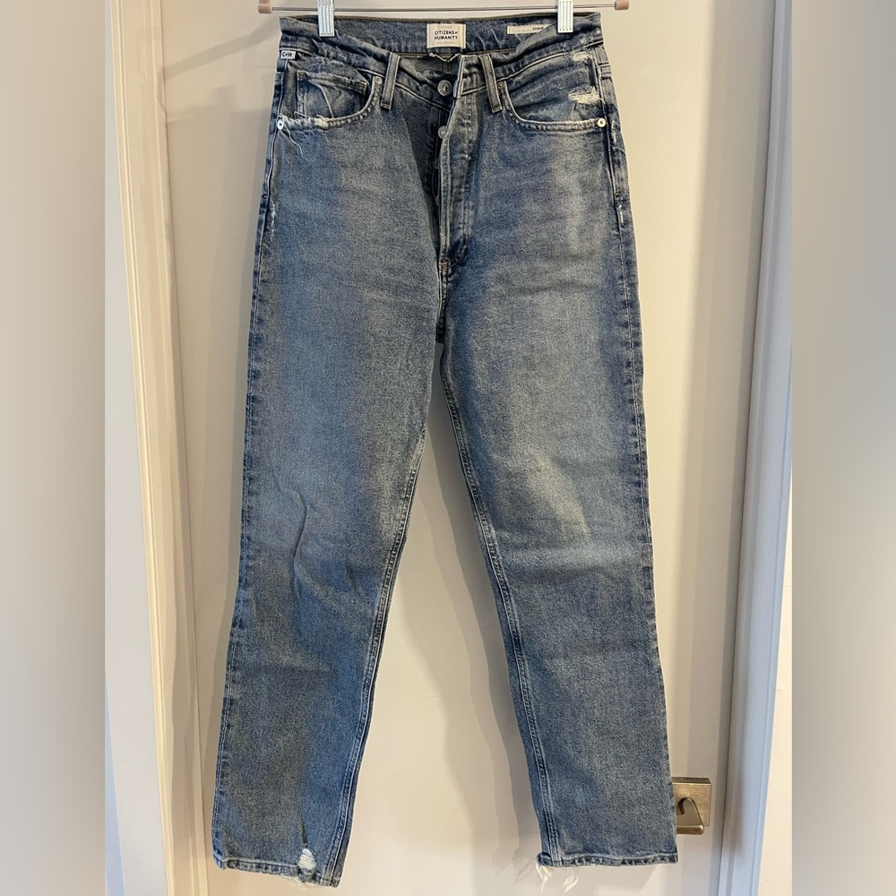 Citizens Of Humanity High-Rise Vintage Blue Jeans
